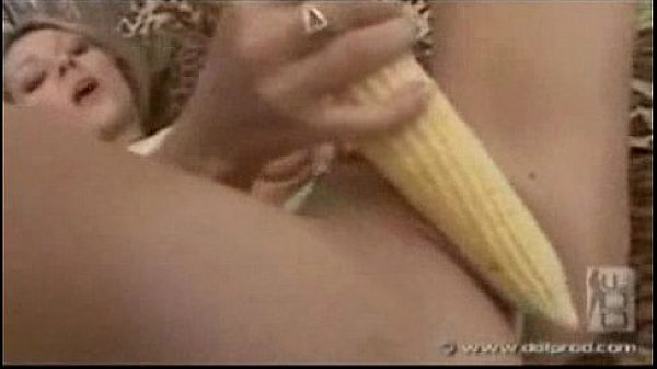 Corn Stuffing In Pussy  