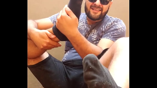 after work. Stinky feet 