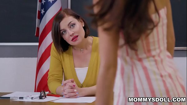 Sovereign sensually caresses Giannas arm and gently kisses her neck