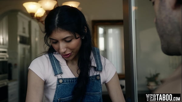 Big ass Latina step daughter makes her stepdad pound her teen pussy  