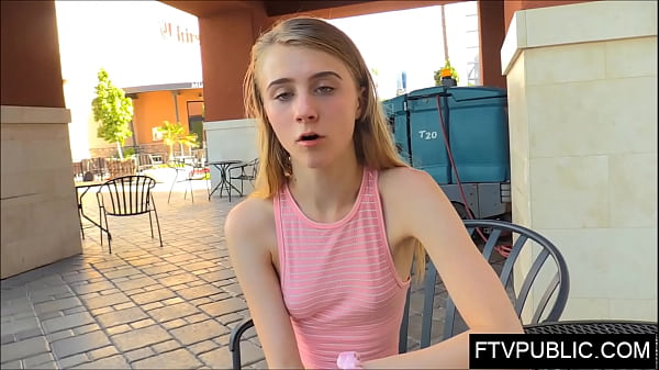 skinny teen public