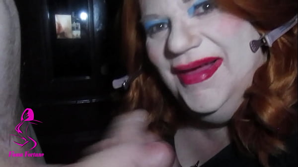 Dirty Gloryhole Booth Butt Fuck and Blowjob by CD Sissy Fiona Fortune 