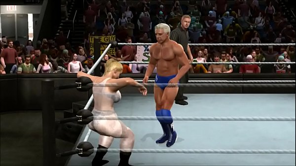 mixed wrestling match  