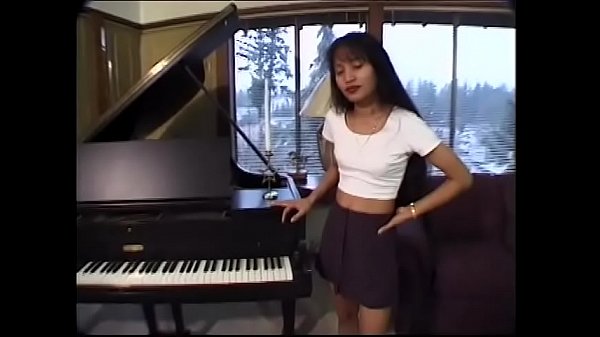 Young muscian Lynn gets pussy licked and ass drilled  by expert piano tuner  