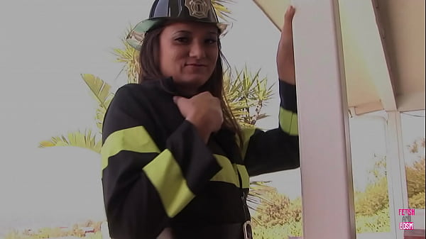 After completing her shift, Cece, a female fireman, eagerly anticipated engaging in sexual activity