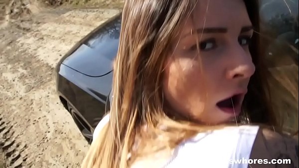 Cheap and lucky fuck with a skinny but beautiful street whore