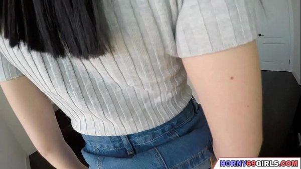 POV sex with a petite babe and her tiny tits  