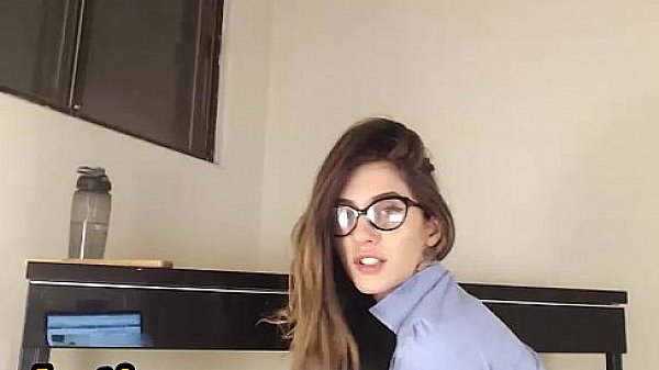 Hot Brunette In Pantyhose