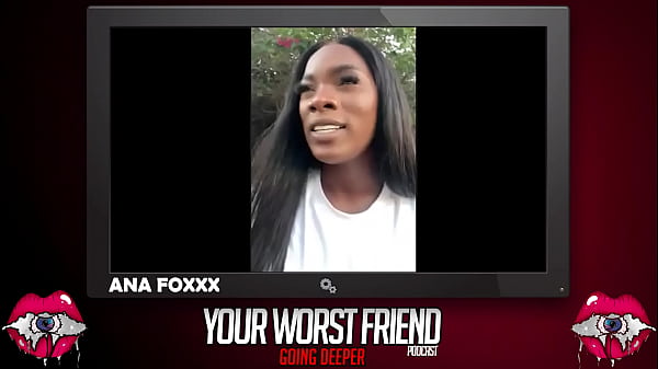 Behind the scenes interview with Ana Foxxx, gorgeous ebony pornstar