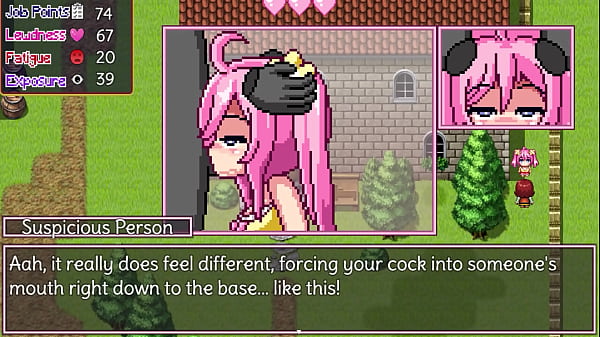 Busty pink haired girl gives her best - 9