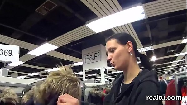 Enchanting czech girl gets seduced in the shopping centre and drilled in pov