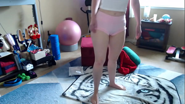 sexy hot milf in pink short 