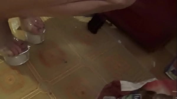 nacked with cristal shoes