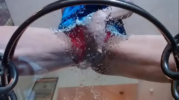 Lick it off the table!  Red panties and up skirt view (only no skirt) of Ginger MoistHer mature pussy squirting.  Lay Down Comedy!  Please Subscribe.