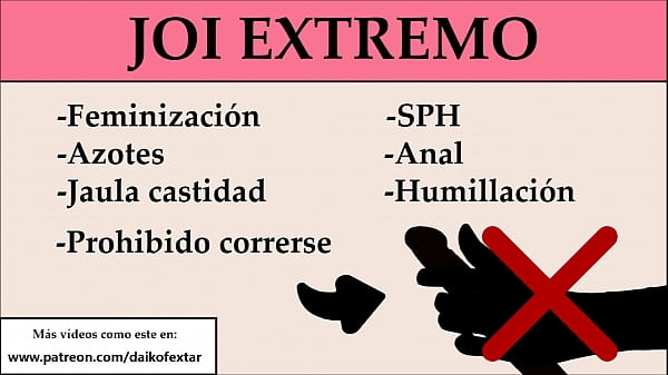 Instrucciones para sumisos sissy. Obedece y olvidate de correrte.