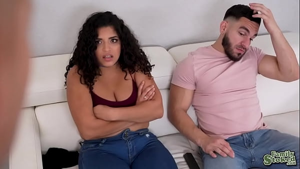 Stepsiblings Gabriela and Peter are  incredibly horny