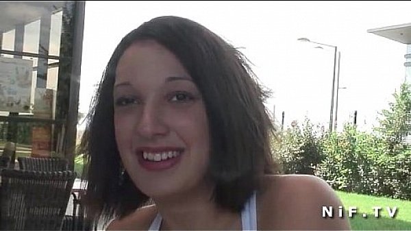 First time anal for this amateur french brunette banged in our office  