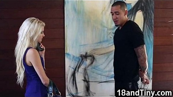 Shy Skinny Teen Does It For Art!  