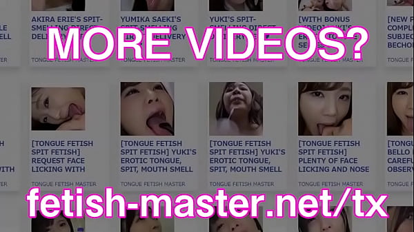 Japanese Asian Tongue Spit Fetish
