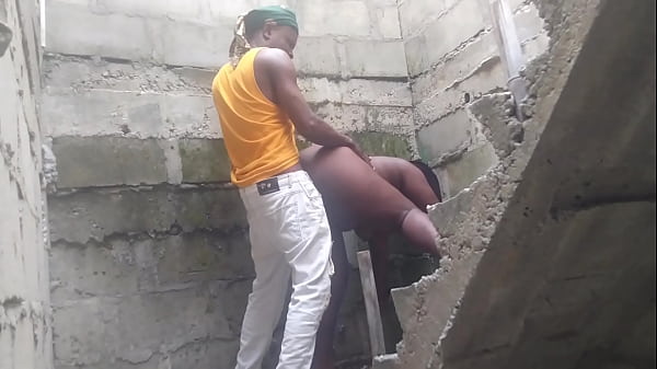 My brick layer neighbor fuck me in uncompleted building