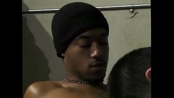 Latin thug sucks black cock and gets banged in ass  