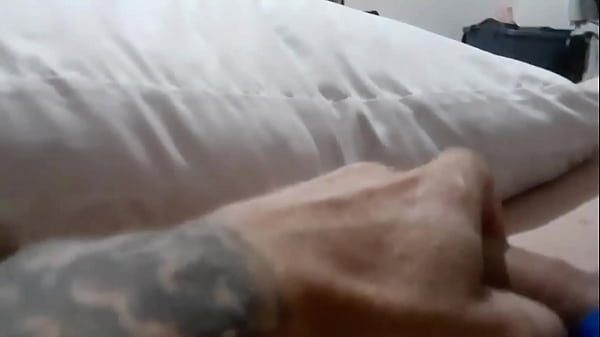 masturbating my cock with toy  