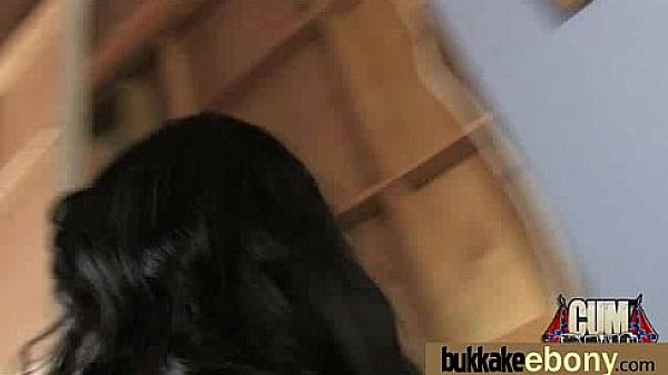 Gorgeous ebony lady sucks white dicks and gangbang fucking 26 
