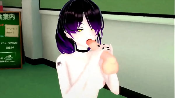 Pale sexy anime emo bitch cums four times and takes a big facial - Hentai anime