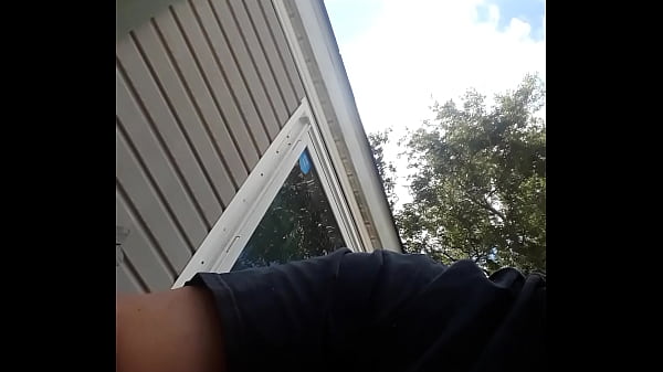 Outside letting the world see my dick  