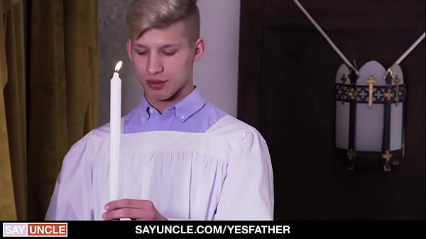 Gay Priest and Religious Boy - Altar Training