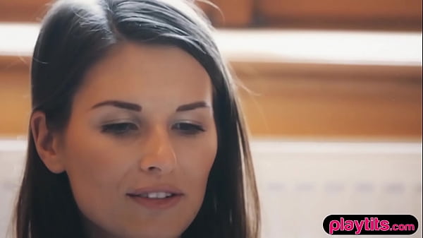 Cute teenie having a sensual fuck