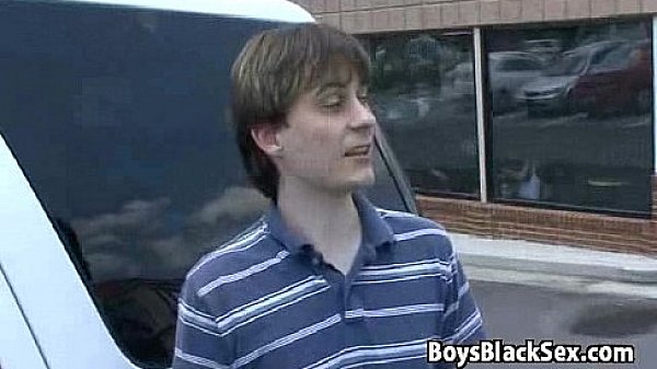 Blacks On Boys - Gay Bareback Interracial Fuck Scene 12 