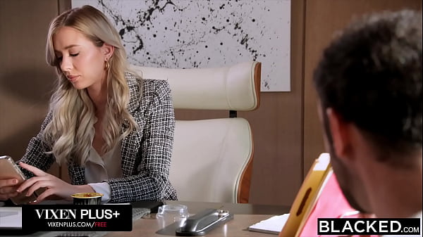 Haley has the guys at work obsessed with her, but that's not what she's after at all. This ambitious blonde has only one goal in mind, and she'll do anything to climb that ladder.