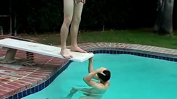 Gay emo twink cock full length Kaleb's Pissy Pool Party