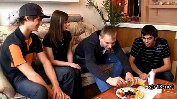 Hot horny dp'd teen slut