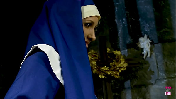 The blonde individual is compelled to engage in sexual intercourse with a deviant nun