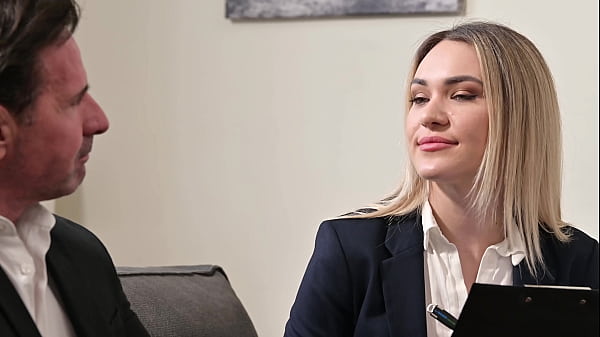 Rampant Realtor Merida Sat Guzzles On Cum After DP Threesome With Clients GP3216