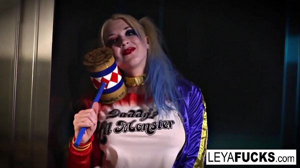 Dumb blonde slut gets a big dick in her butt