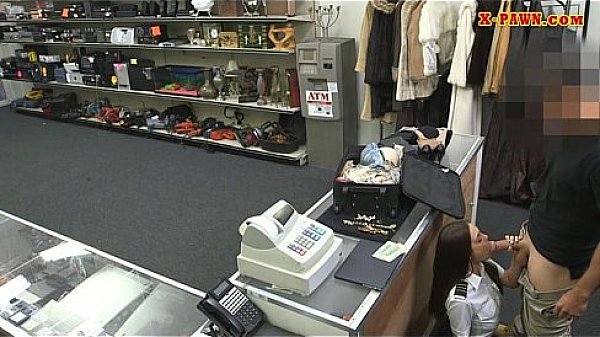 Latina stewardess nailed by pawn keeper  