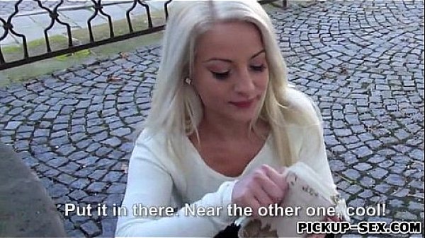 Cute amateur blonde Eurobabe Anastasia banged for money 