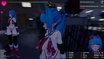 Secret Flasher Manaka Trying to Hid In Town... Well Being Hunted (Modded) 