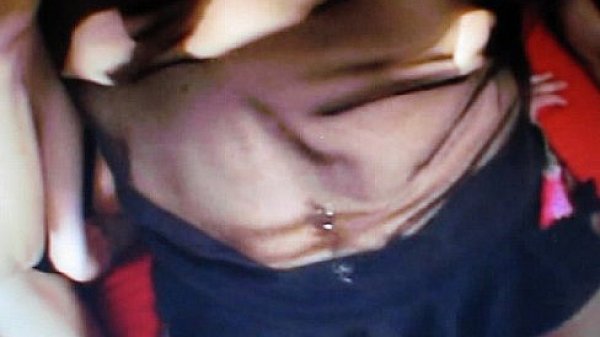 Tall hottie have sex with 2 short guys (1)