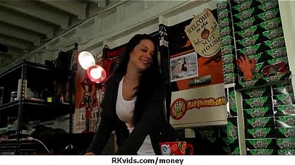 Desperate teen naked in public and fucks to pay rent 13