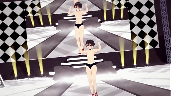 Femboy Pochi Hentai Dance and Sex Queencard MMD 3D Red Eyes (CLIP) 