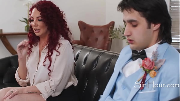 Busty Redhead MILF Fucks Heartbroken Dude.. Step Daughter Ex Prom Date