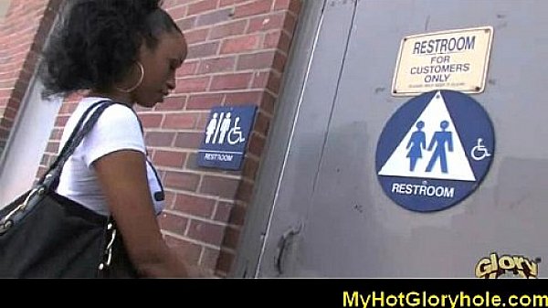 Gloryhole super blowjob - Ebony chick sucking white big dick 31