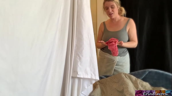 Stepmom fucks stepson after he steals her panties