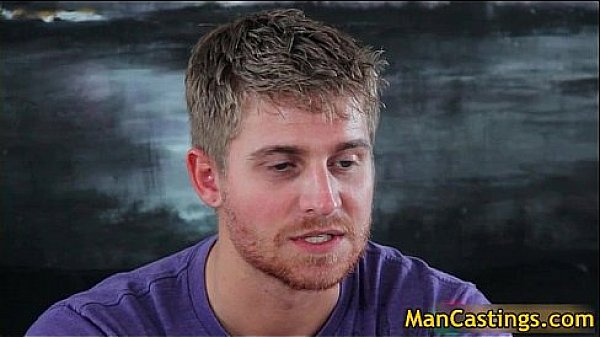 Pretty face gay stud Logan takes rigid gay video  