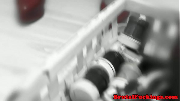 Glam babe throated and roughly assfucked