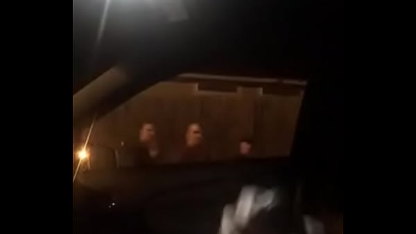 Driving nude - jerking  